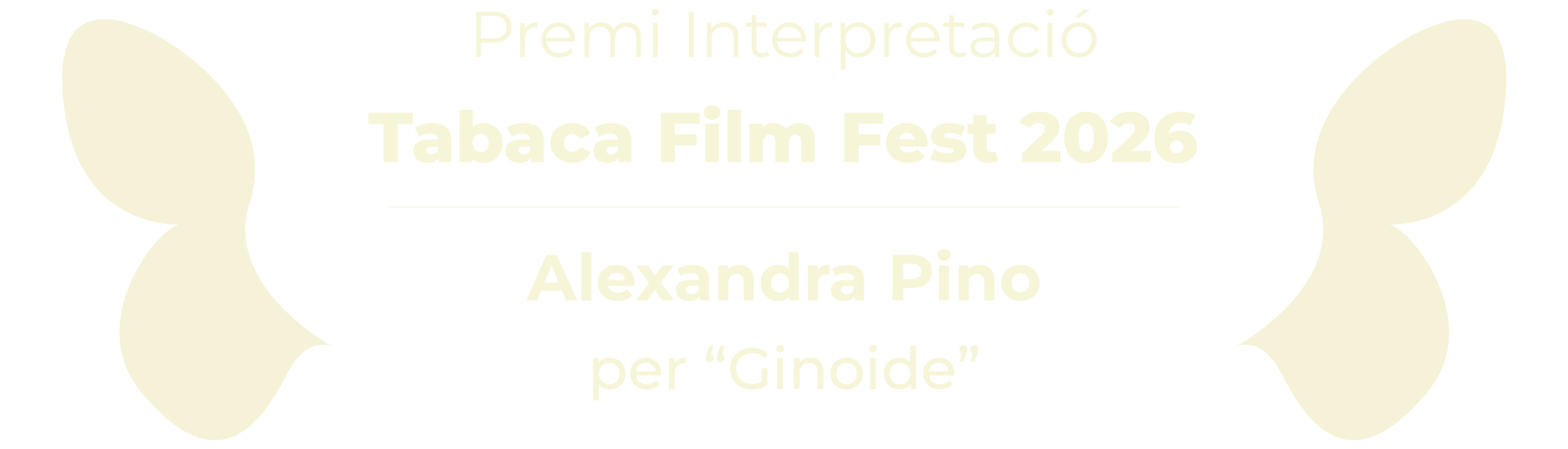 PREMI-INTERPRETACIO Premi Interpretació - Tabaca Film Fest 2026